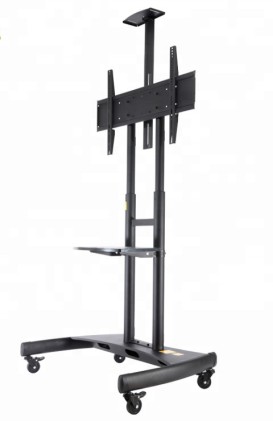 Staffa  Pavimento Per Tv 65 50Kg Npf10020 Load 50Kg Con Ruote