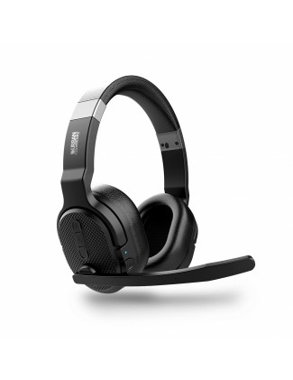Urban Factory MOVEE COMFORT Auricolare Wireless A Padiglione Gaming USB tipo-C Bluetooth Base di ricarica Nero