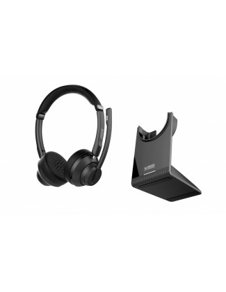 Urban Factory MOVEE PRO Auricolare Wireless A Padiglione Gaming USB tipo-C Bluetooth Base di ricarica Nero
