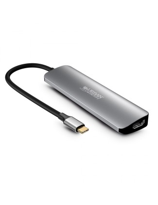 Urban Factory MHC45UF replicatore di porte e docking station per laptop Cablato USB 3.2 Gen 1 (3.1 Gen 1) Type-C Grigio