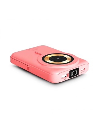 Urban Factory Magnee Power 10000 mAh Carica wireless Corallo