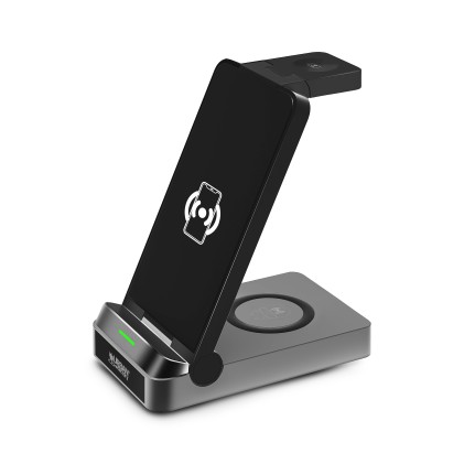 Urban Factory SWC40UF Caricabatterie per dispositivi mobili Universale Nero USB Carica wireless Ricarica rapida Interno