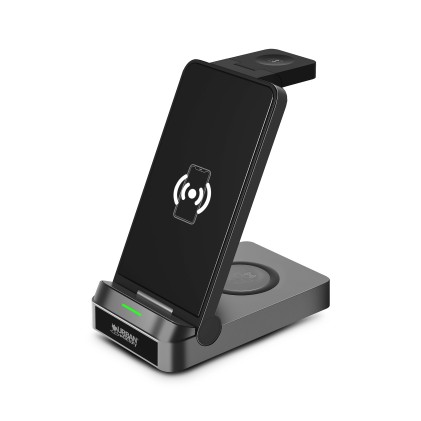 Urban Factory SWC40UF Caricabatterie per dispositivi mobili Universale Nero USB Carica wireless Ricarica rapida Interno