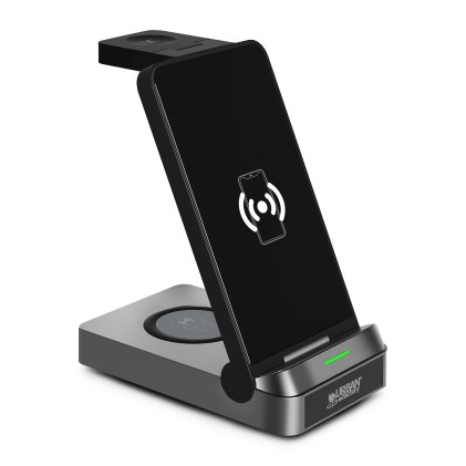 Urban Factory SWC40UF Caricabatterie per dispositivi mobili Universale Nero USB Carica wireless Ricarica rapida Interno