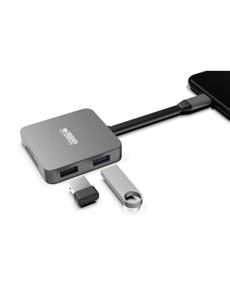 Urban Factory HUBEE LIGHT USB 3.2 Gen 1 (3.1 Gen 1) Type-C Grigio