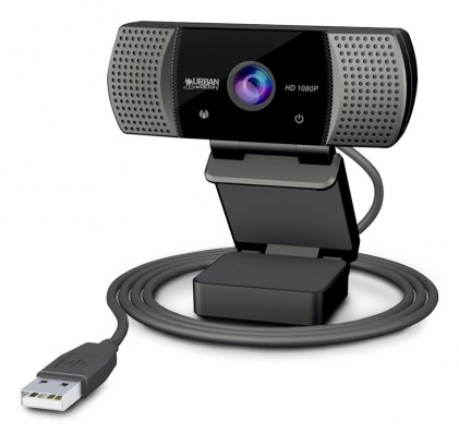 Urban Factory WHD20UF-V2 webcam 2 MP 1920 x 1080 Pixel USB Nero