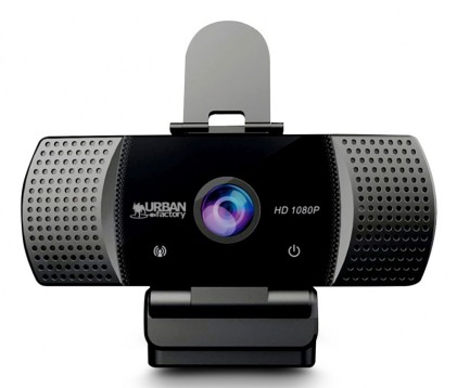 Urban Factory WHD20UF-V2 webcam 2 MP 1920 x 1080 Pixel USB Nero