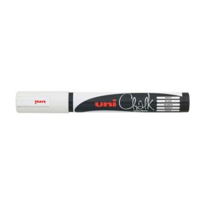 Uni-Ball ChalkGlass Chalk evidenziatore in gesso Capocorda Bianco