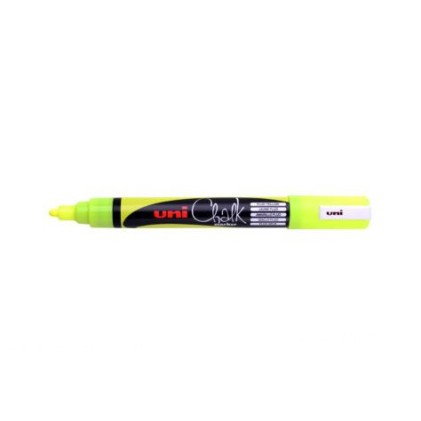 Uni-Ball ChalkGlass Chalk evidenziatore in gesso Capocorda Giallo