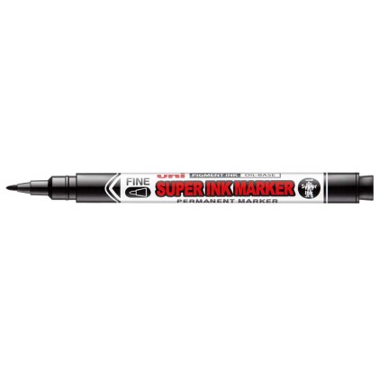 Uni-Ball Super Ink PNA-125 marcatore permanente Punta sottile Nero 1 pz