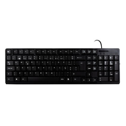 UNYKAch 50536 tastiera Mouse incluso Ufficio USB QWERTY Portoghese Nero