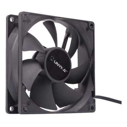 UNYKAch 90 mm Case per computer Ventilatore 9 cm Nero