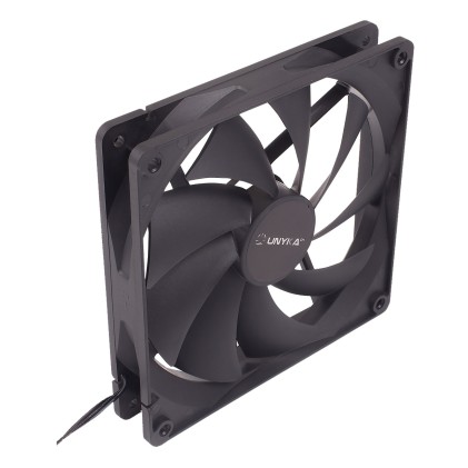 UNYKAch 140 mm Case per computer Ventilatore 14 cm Nero