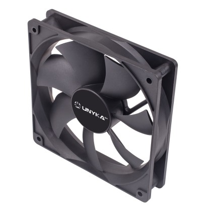 UNYKAch 51800 sistema di raffreddamento per computer Case per computer Ventilatore 12 cm Nero