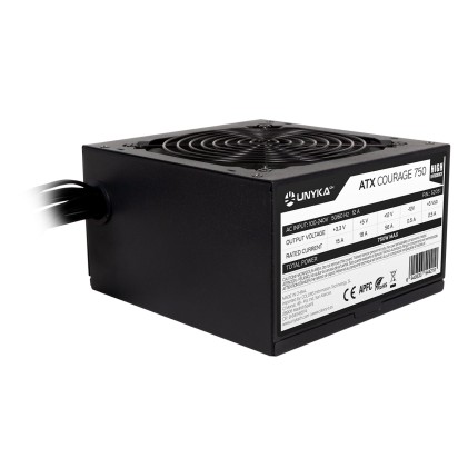 UNYKAch 52051 alimentatore per computer 750 W 20+4 pin ATX ATX Nero
