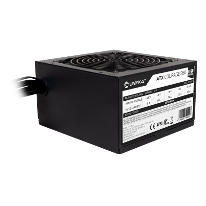 UNYKAch 52052 alimentatore per computer 850 W 20+4 pin ATX ATX Nero