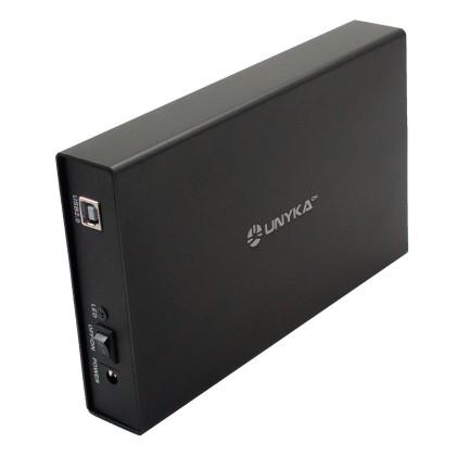 UNYKAch Lok 0.2 Custodia per Disco Rigido (HDD) Nero 3.5"