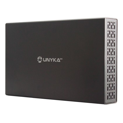 UNYKAch Lok 0.2 Custodia per Disco Rigido (HDD) Nero 3.5"