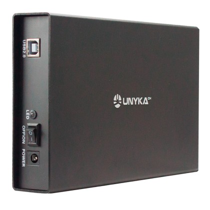 UNYKAch Lok 0.2 Custodia per Disco Rigido (HDD) Nero 3.5"