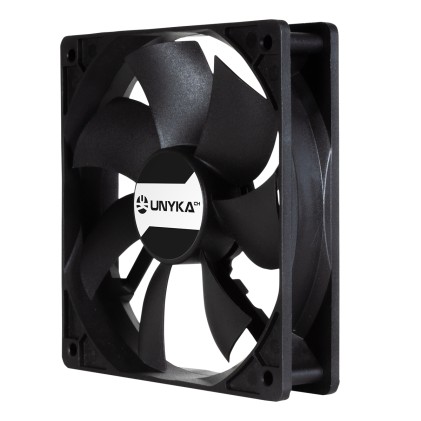 UNYKAch 80.120.25 sistema di raffreddamento per computer Case per computer Ventilatore 12 cm Nero