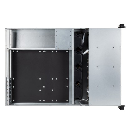 UNYKAch 80.20.12 computer case Supporto Nero, Argento