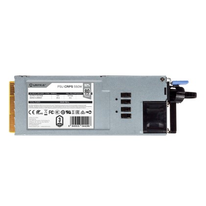 UNYKAch PSUCRPS550WR alimentatore per computer 550 W 24-pin ATX Argento
