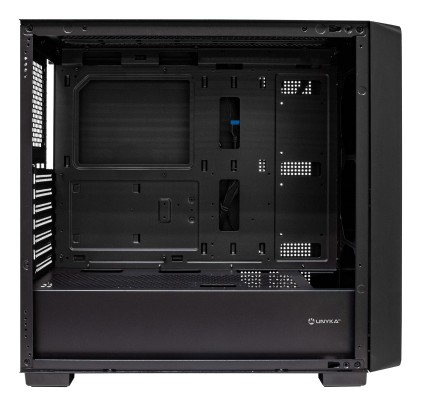 UNYKAch UK121804 computer case Midi Tower Nero, Legno