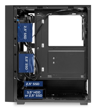 UNYKAch UK121805 computer case Desktop Nero