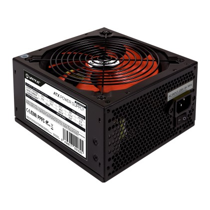 UNYKAch UK210551 alimentatore per computer 550 W 20+4 pin ATX ATX Nero, Rosso