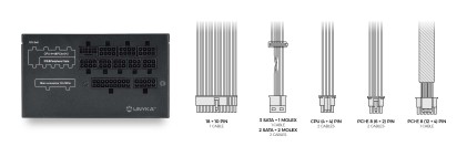 UNYKAch UK213850 alimentatore per computer 850 W 18+10 pin ATX ATX Nero