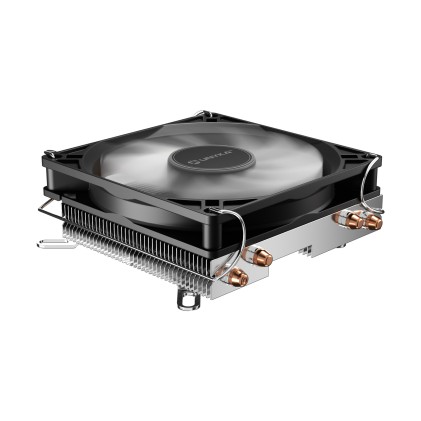 Dissipatore per CPU compatto a basso profilo Unykach Unycool H37 - Multisocket universale - Ventola da 90 mm - Nero
