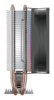 Unykach Unycool H20 ARGB CPU Cooler - Multisocket universale - Ventola da 90 mm - Illuminazione ARGB - Nero