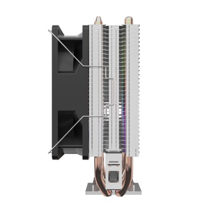 Unykach Unycool H21 ARGB Disipador CPU - Multisocket Universal - Ventilador 90mm - Iluminacion ARGB - Color Negro