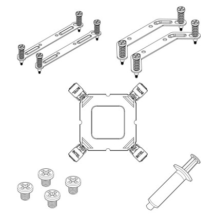 Dissipatore per CPU Unykach Unycool H41 ARGB - Multisocket universale - Ventola da 120 mm - Illuminazione ARGB - Nero