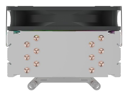 Unykach Unycool H60 CPU Cooler - Multisocket universale - Ventola da 120 mm - Nero