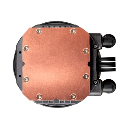 Kit di raffreddamento a liquido Unykach Aquastorm 360 - 3 ventole da 120 mm - Illuminazione RGB - Display temperatura CPU - Tubo da 38 mm