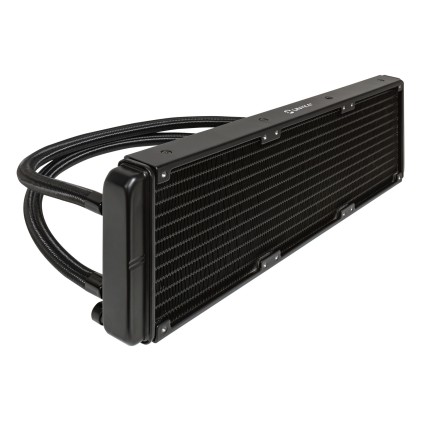 Kit di raffreddamento a liquido Unykach Aquastorm NEO 360 - 3 ventole da 120 mm - Illuminazione RGB - Visualizzazione della temperatura della CPU - Tubi da 38 mm