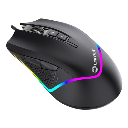 UNYKAch UK505451 mouse Ambidestro USB tipo A Ottico 6400 DPI