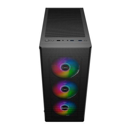UNYKAch Gaming Mir 100 Desktop Nero, Trasparente