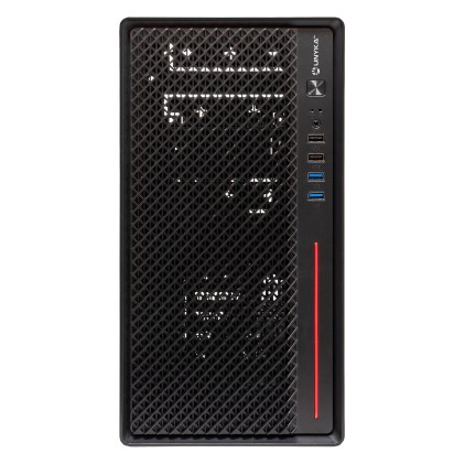 UNYKAch Numen 300 Pro Micro Tower Nero, Rosso