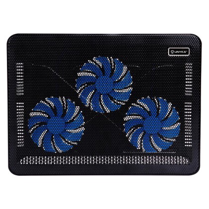 UNYKAch CANDY C300 base di raffreddamento per laptop 39,6 cm (15.6") 1100 Giri/min Nero, Blu