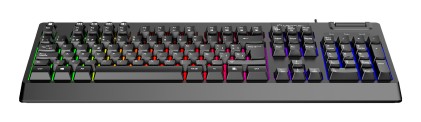 UNYKAch Nova 4in1 ES tastiera Mouse incluso Gaming USB QWERTY Spagnolo Nero