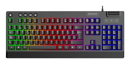 UNYKAch Nova 4in1 ES tastiera Mouse incluso Gaming USB QWERTY Spagnolo Nero