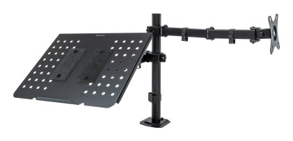 UNYKAch UK710202 supporto per laptop Braccio per computer portatile e monitor Nero 39,6 cm (15.6")