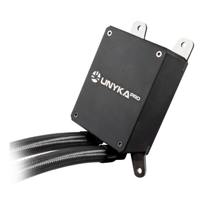 Kit di raffreddamento a liquido Unykach Aquasphere PRO 360 TRX4 - 3 ventole da 120 mm a 2000 RPM - Progettato per processori TR4 ad alta potenza con TDP fino a 450 W