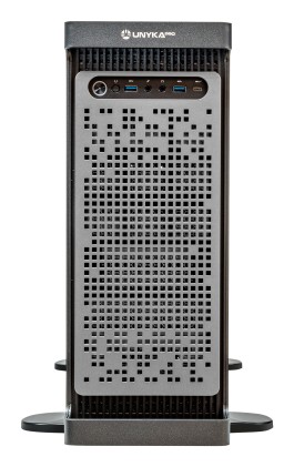 Case Unykach WS-SR630 Workstation e rack IDC 4U ATX - Dimensioni unità supportate 3,5", 2,5" - Filtro antipolvere - USB-A 3.0, USB-C - 4 ventole incluse - Colore Nero/Argento