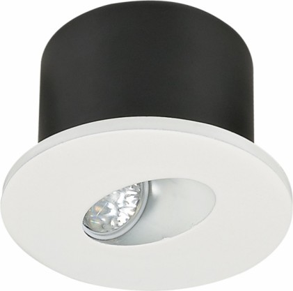 V-TAC VT-1109 RD Faretto segnapasso LED da incasso Rotondo 3W COB - Bianco caldo 3000K - SKU 1207