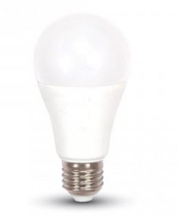 V-TAC VT-2016 Lampadina LED E27 9W Bulb A60 con sensore crepuscolare - 3000K Bianco caldo - SKU 4459