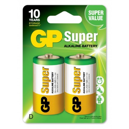 GP Batteries Super Alkaline 5501 batteria per uso domestico Batteria monouso D Alcalino