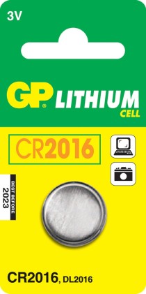 GP Batteries Lithium Cell CR2016 Batteria monouso Litio